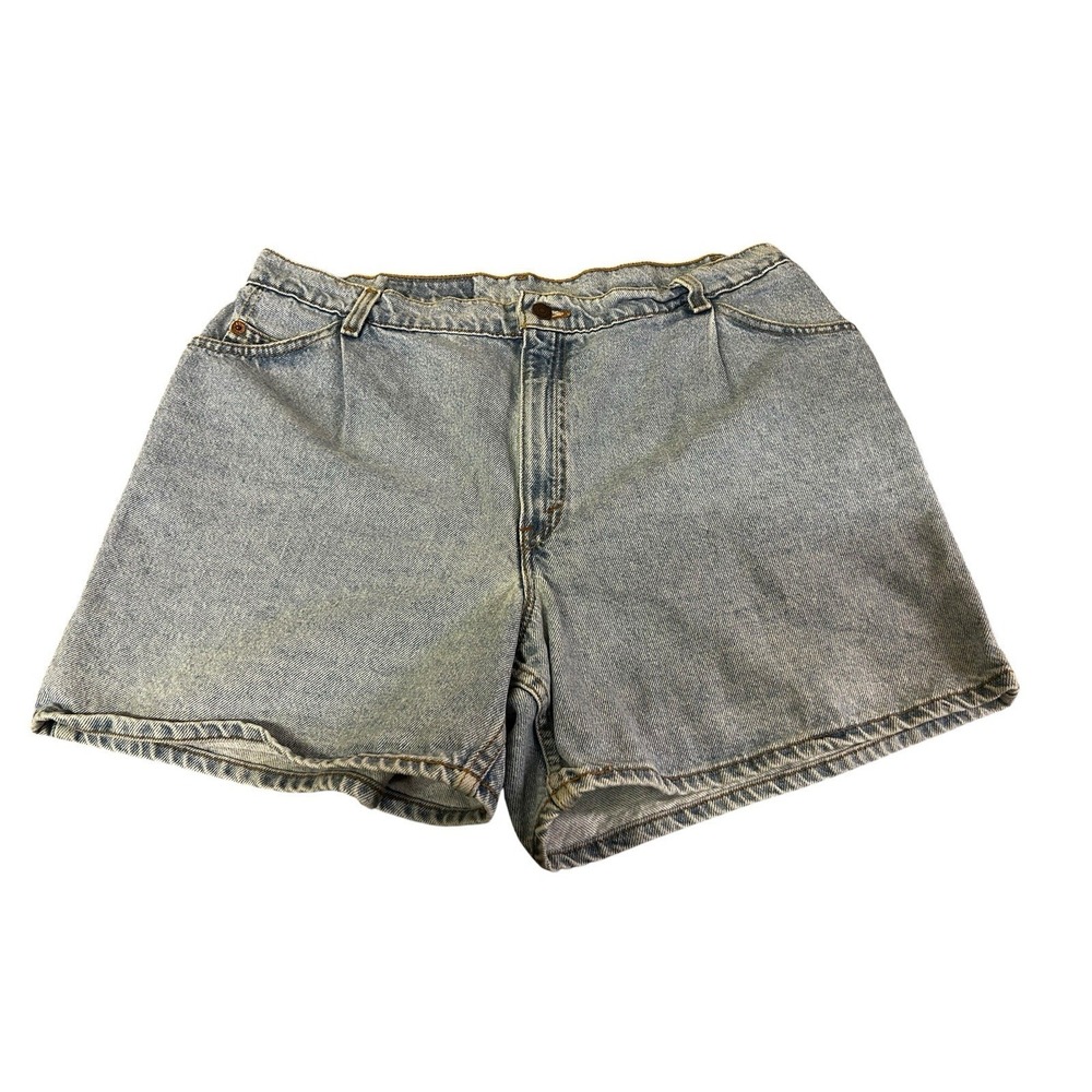 Vintage 90s Mom High Waisted Levi's Orange Tab 36981 Blue Denim Shorts Women 16